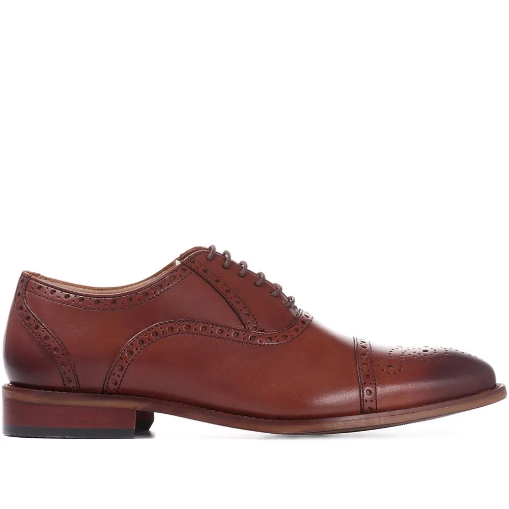 Maynard Leather Oxford Brogues - MAYNARD / 27254364