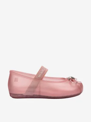 Mini Melissa Girls Sophie Ballet Flats in Pink