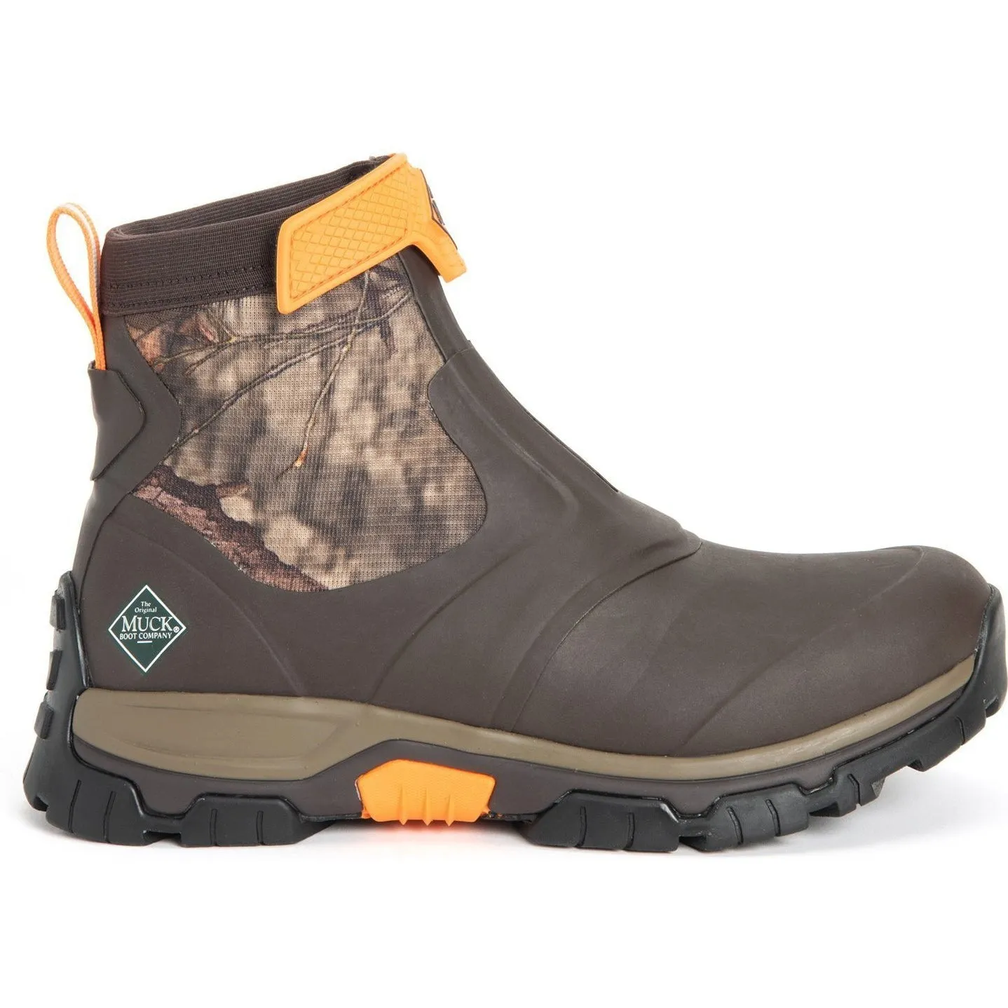 Muck Men's Apex Mid Zip WP Outdoor Hunt Boot - Camo - AXMZ-MOC