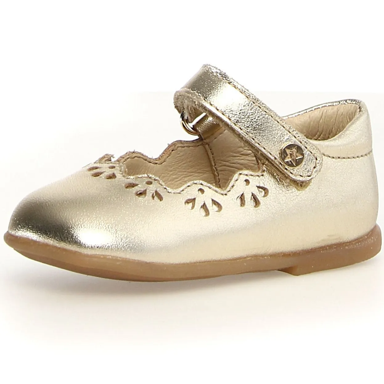 Naturino Olya Girl's Dress Shoes - Metallic Platinum