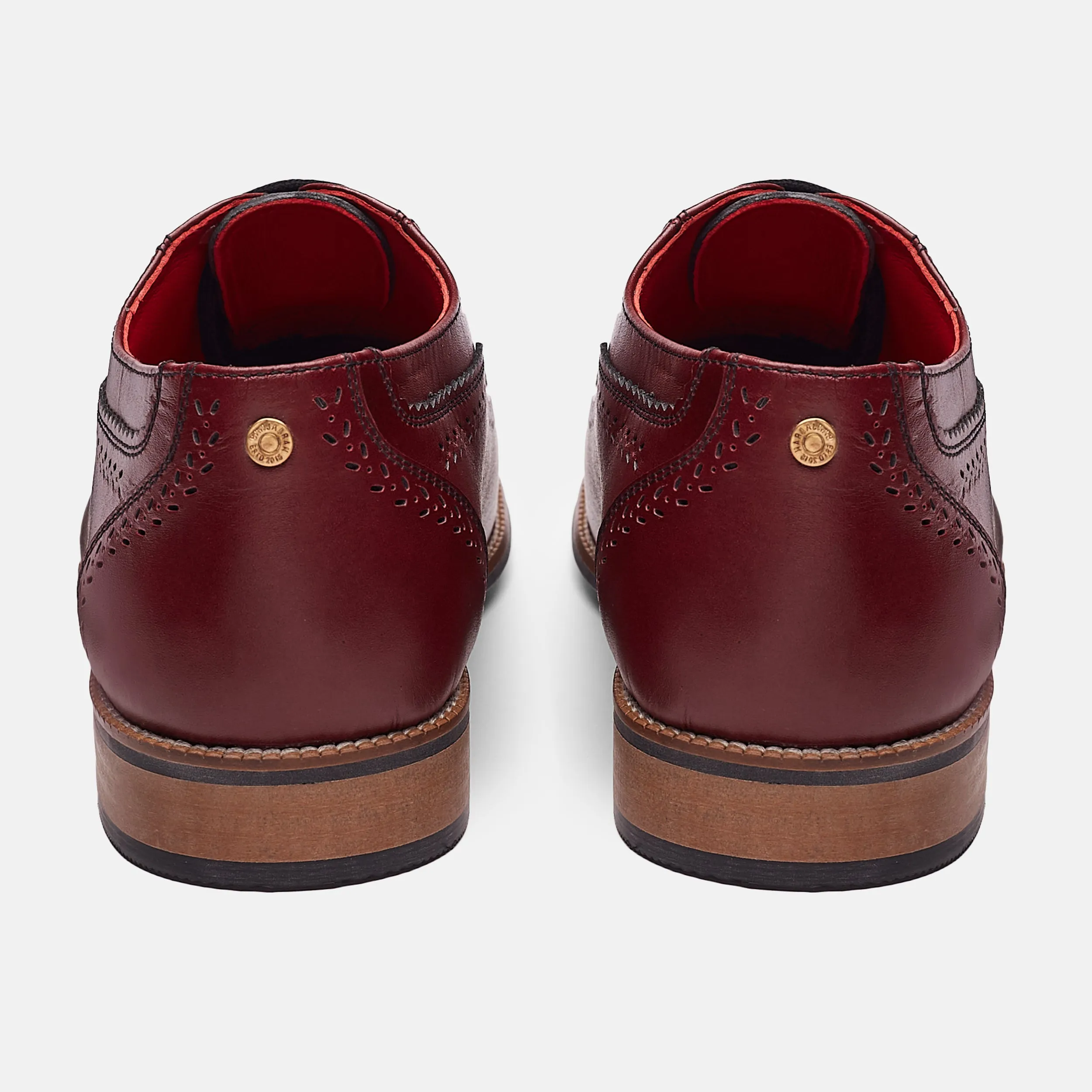 Nawab Brogues Men – Oxblood