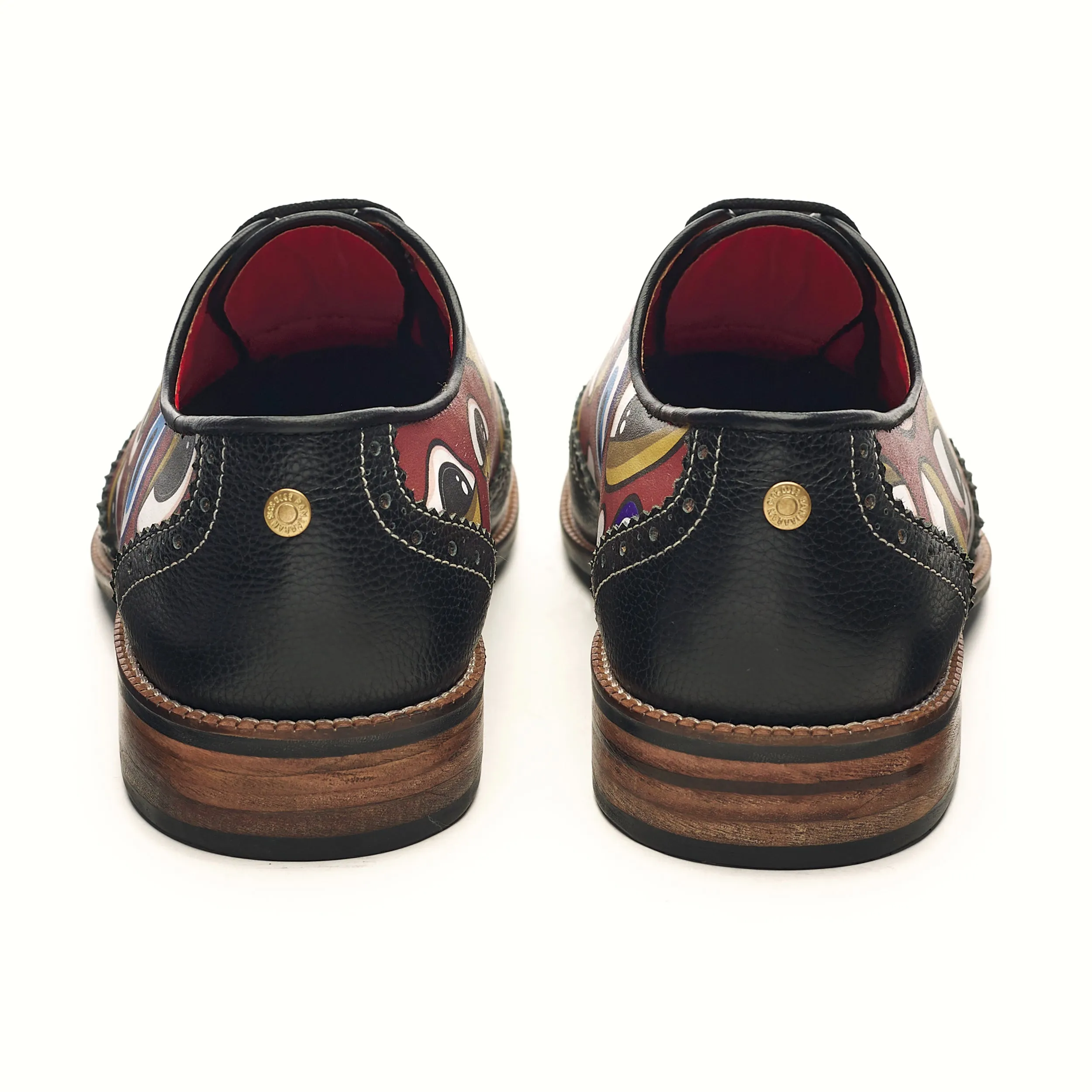 ‘Nazar’ Brogues Men – Crimson