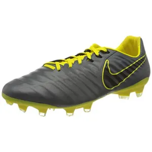 Nike Soccer Legend 7 Pro Fg Size 13 - Men AH7241-070 GreyBlack/Opti-Yellow