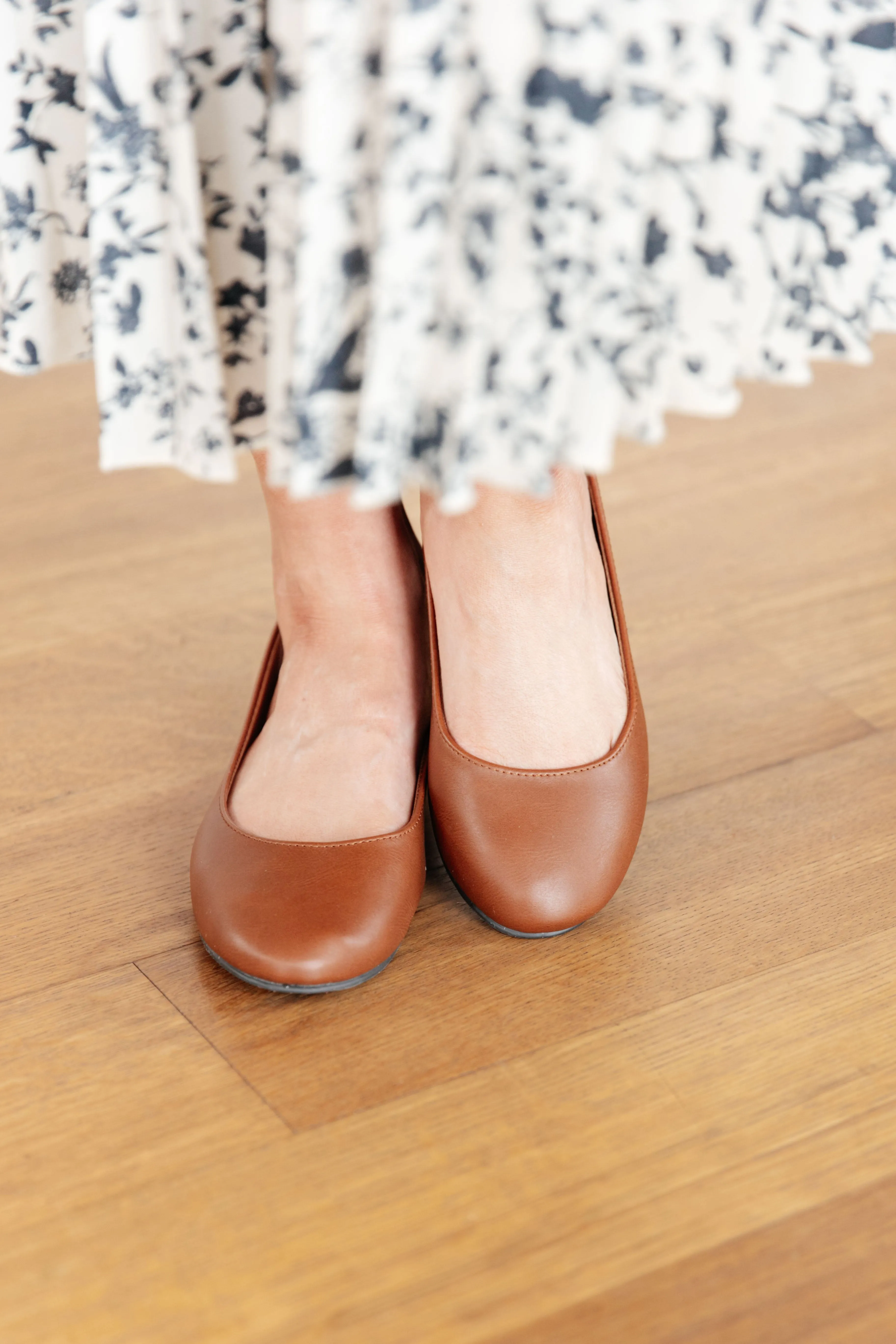 On Your Toes Ballet Flats in Camel (Ships in 2-3 Weeks)