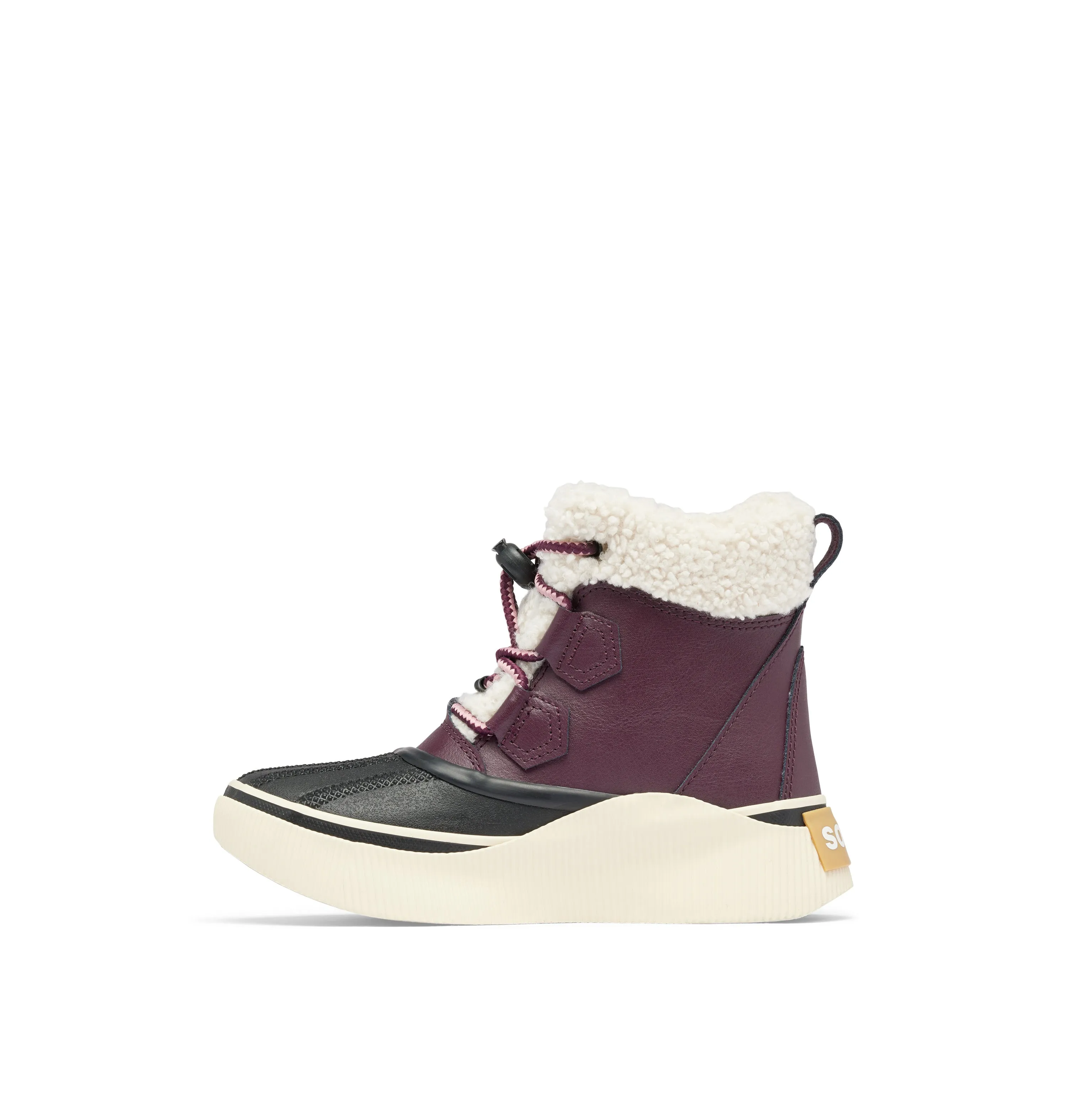 Out 'n About™ IV Chillz Youth Waterproof Boot - Epic Plum, Black