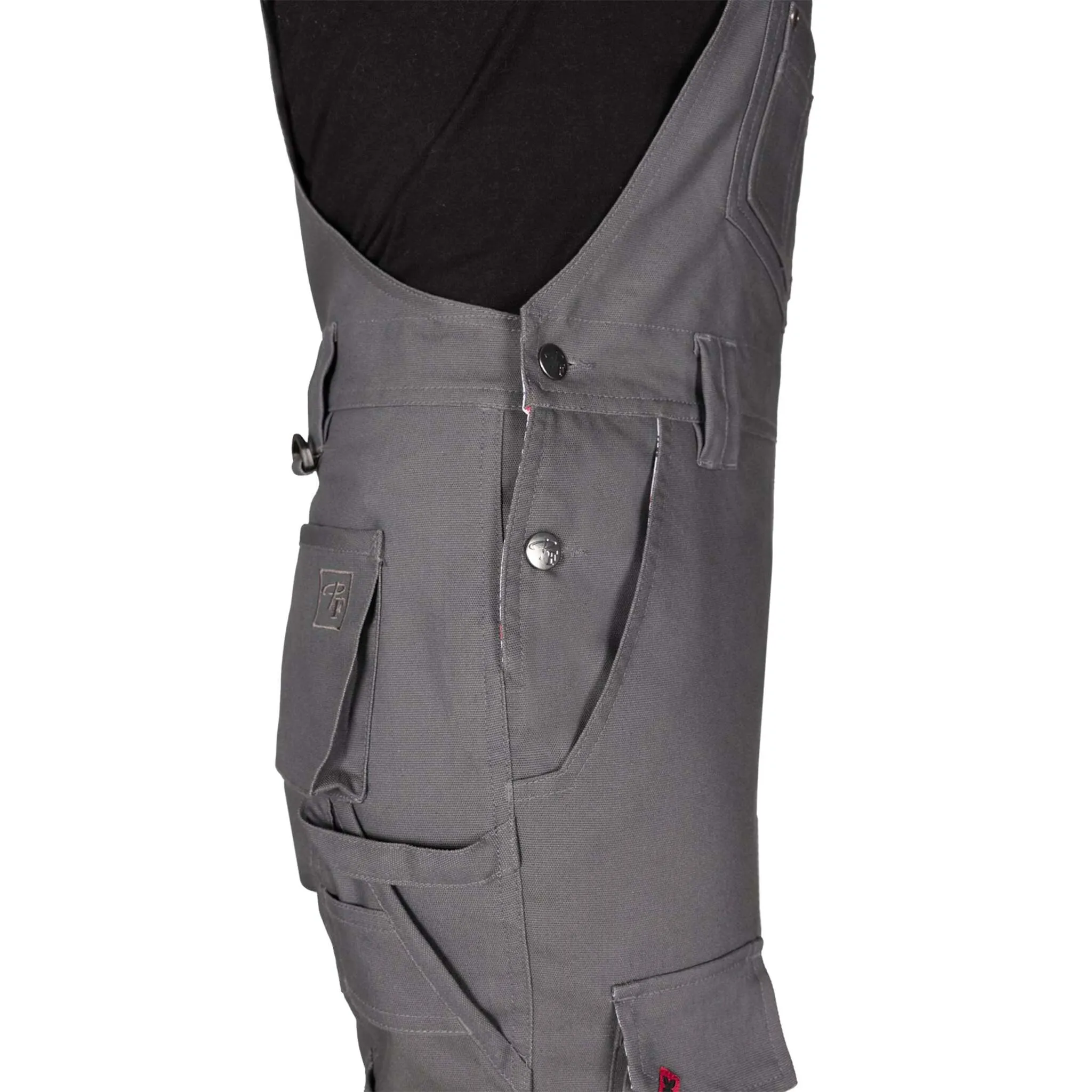 P&F 801 Stretch Duck Overalls - Heavy-Duty, Water-Repellent, Adjustable Work Overalls with Knee Pad Pockets, 3M Reflective Stripes | Size: XS - 3XL