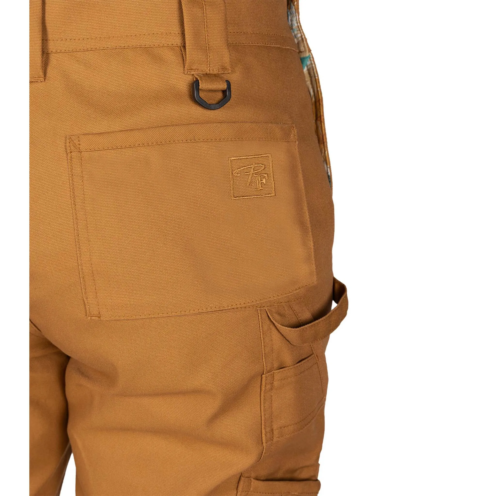 P&F 801 Stretch Duck Overalls - Heavy-Duty, Water-Repellent, Adjustable Work Overalls with Knee Pad Pockets, 3M Reflective Stripes | Size: XS - 3XL