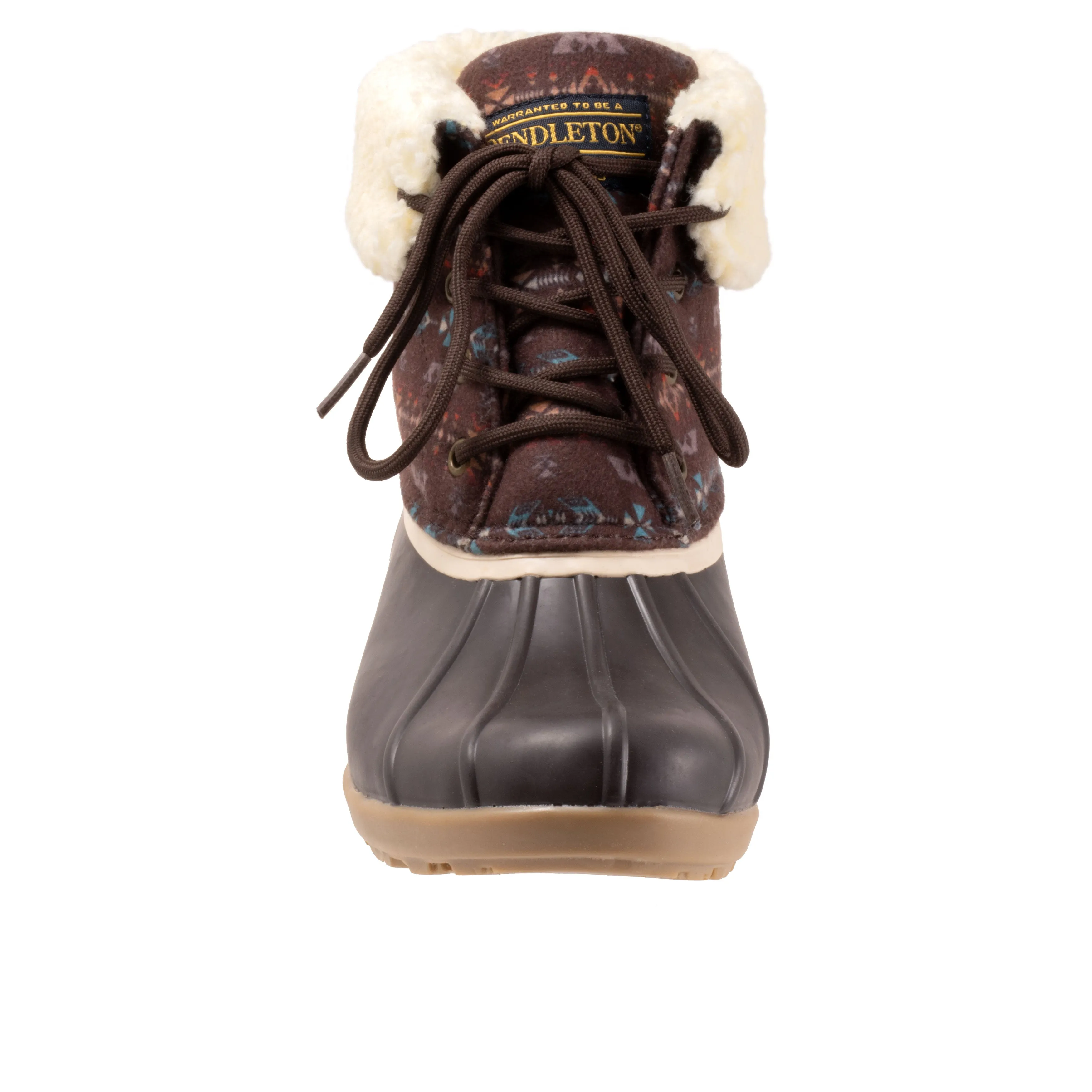 Pendleton Women's Brown Diamond Duck Boot