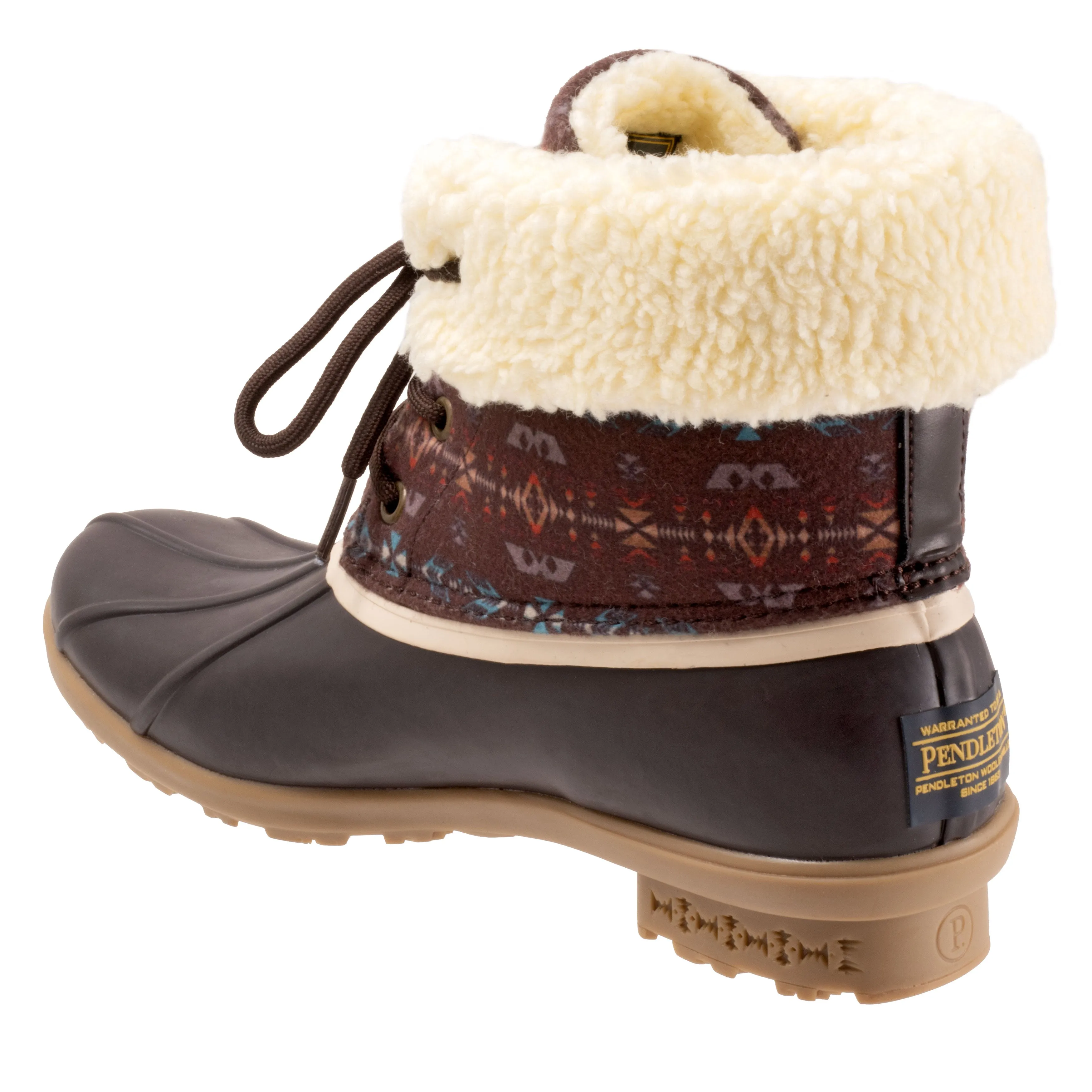 Pendleton Women's Brown Diamond Duck Boot