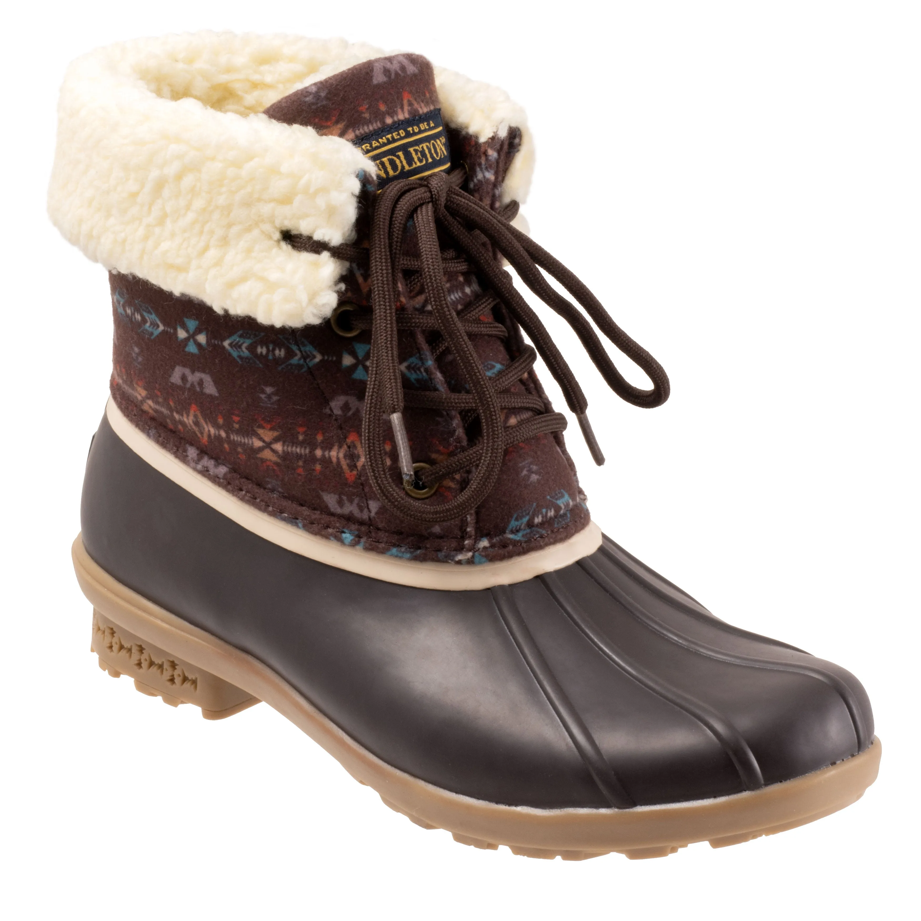 Pendleton Women's Brown Diamond Duck Boot