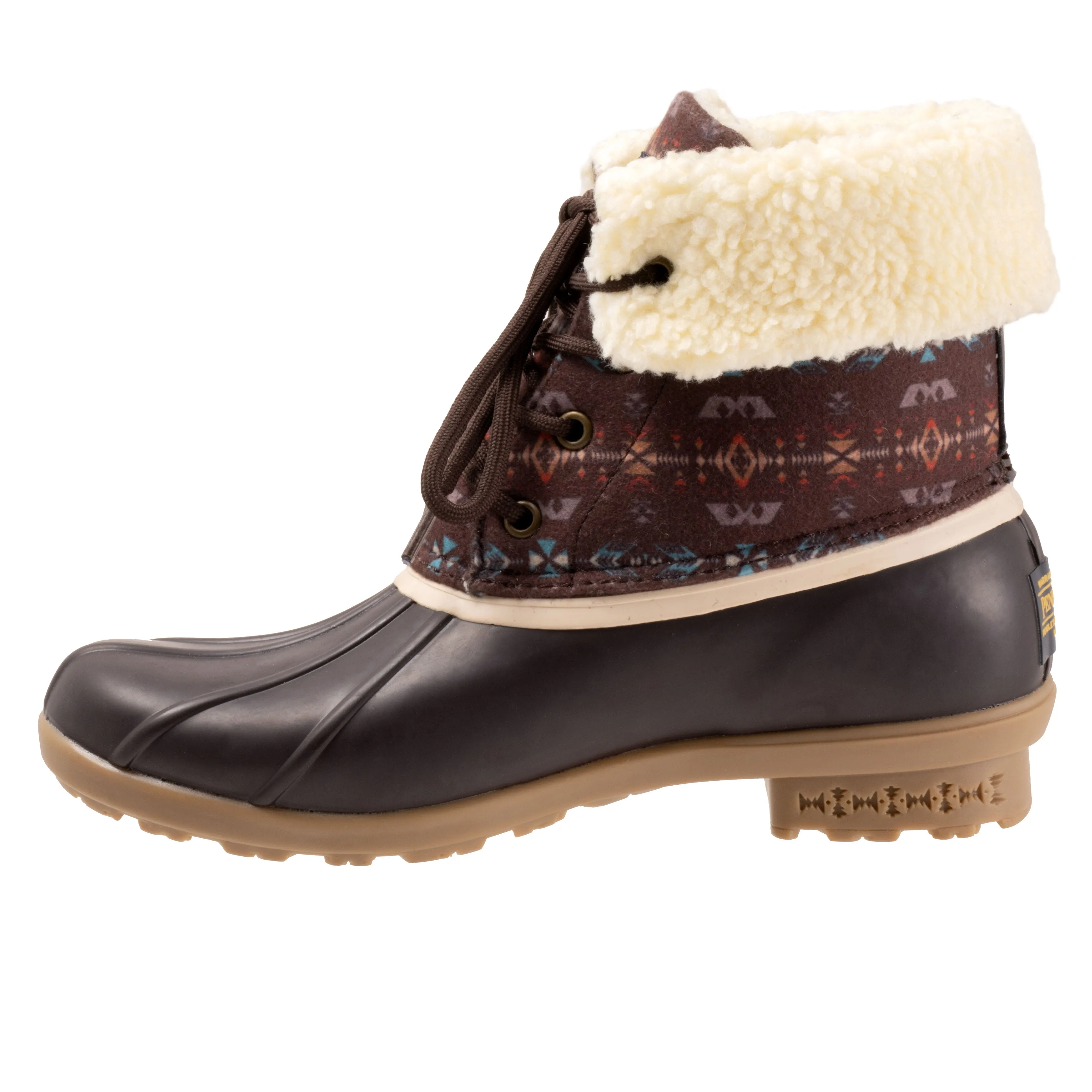 Pendleton Women's Brown Diamond Duck Boot