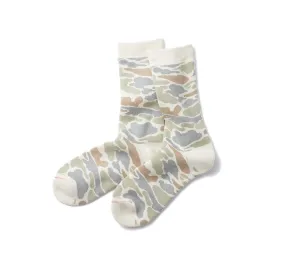 Pile Camo Crew Sock | Pastel