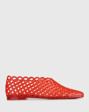 PRE-ORDER GROVE Jelly Mesh Ballet Flats