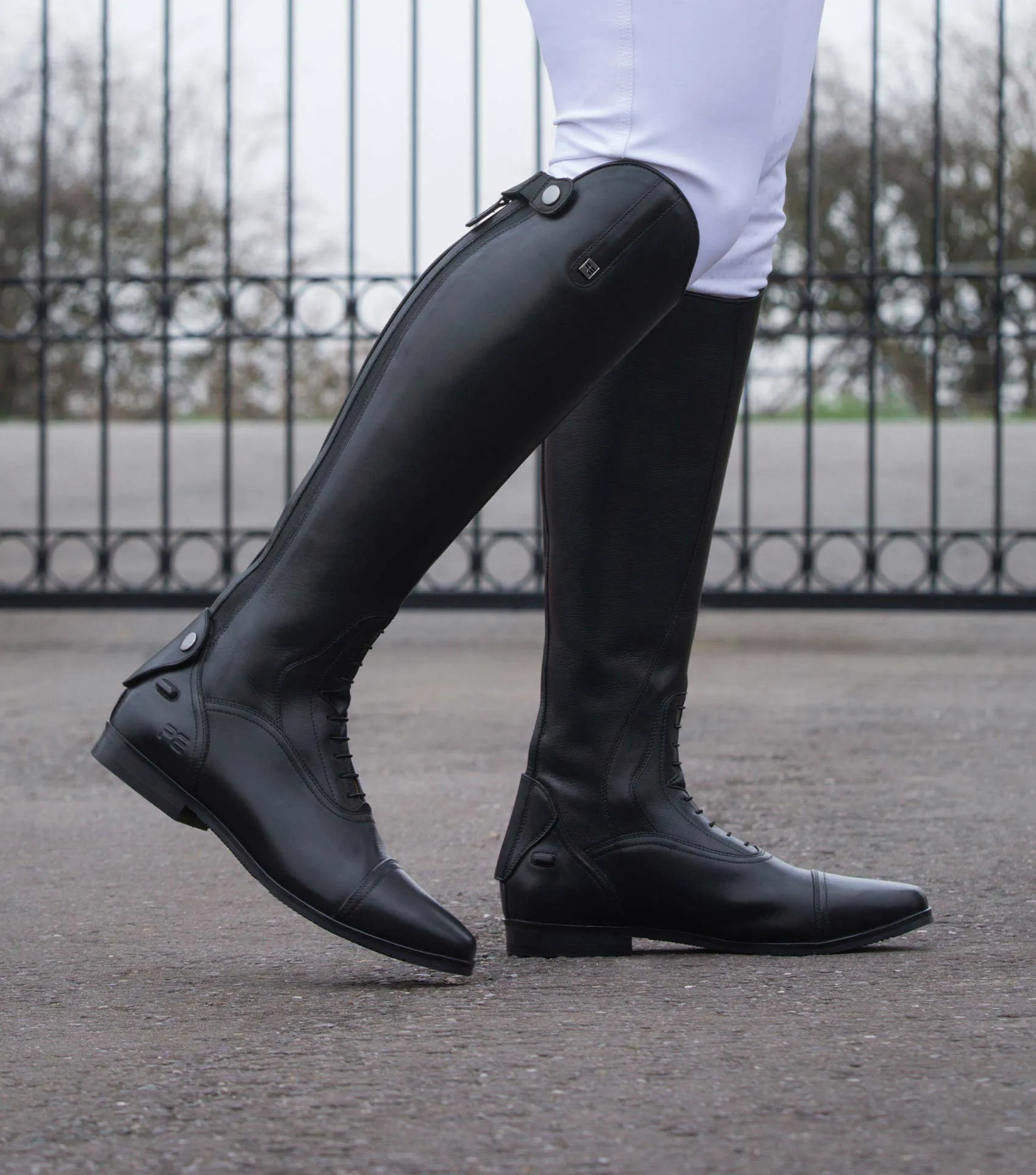 Premier Equine Silentio Mens Long Leather Riding Boots