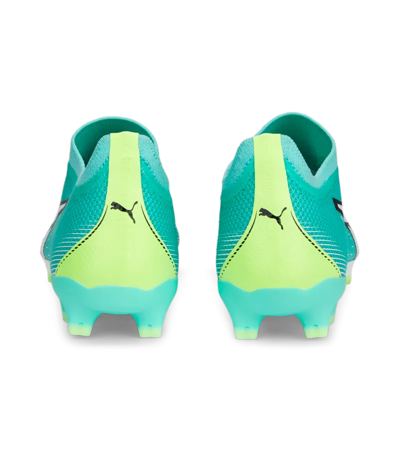 Puma Ultra Match FG/AG Soccer Cleats 107217 03 ELECTRIC PEPPERMINT-PUMA WHITE-FAST YELLOW