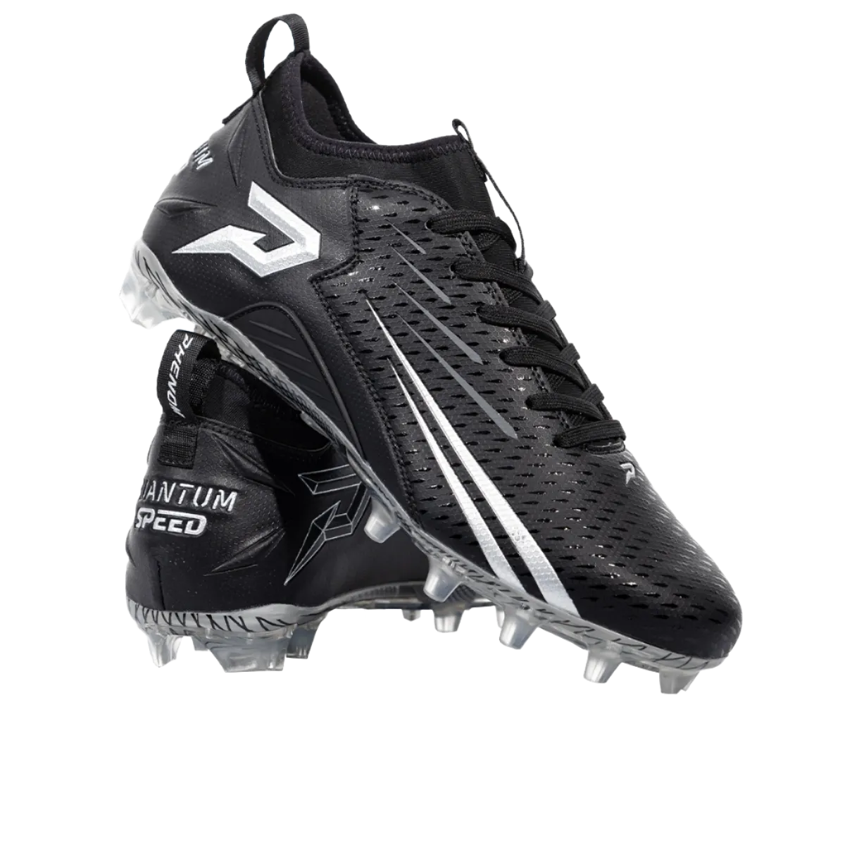 Quantum Speed: Football Cleats - Black - Team Colors