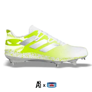 "Volt Ninja" Adidas Adizero Afterburner 8 Cleats