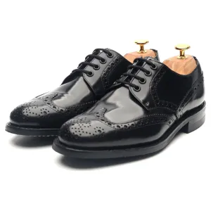 'Ramsden' Black Leather Derby Brogues UK 5.5 F