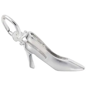 Rembrandt Sling Back Heel Charm in Sterling Silver