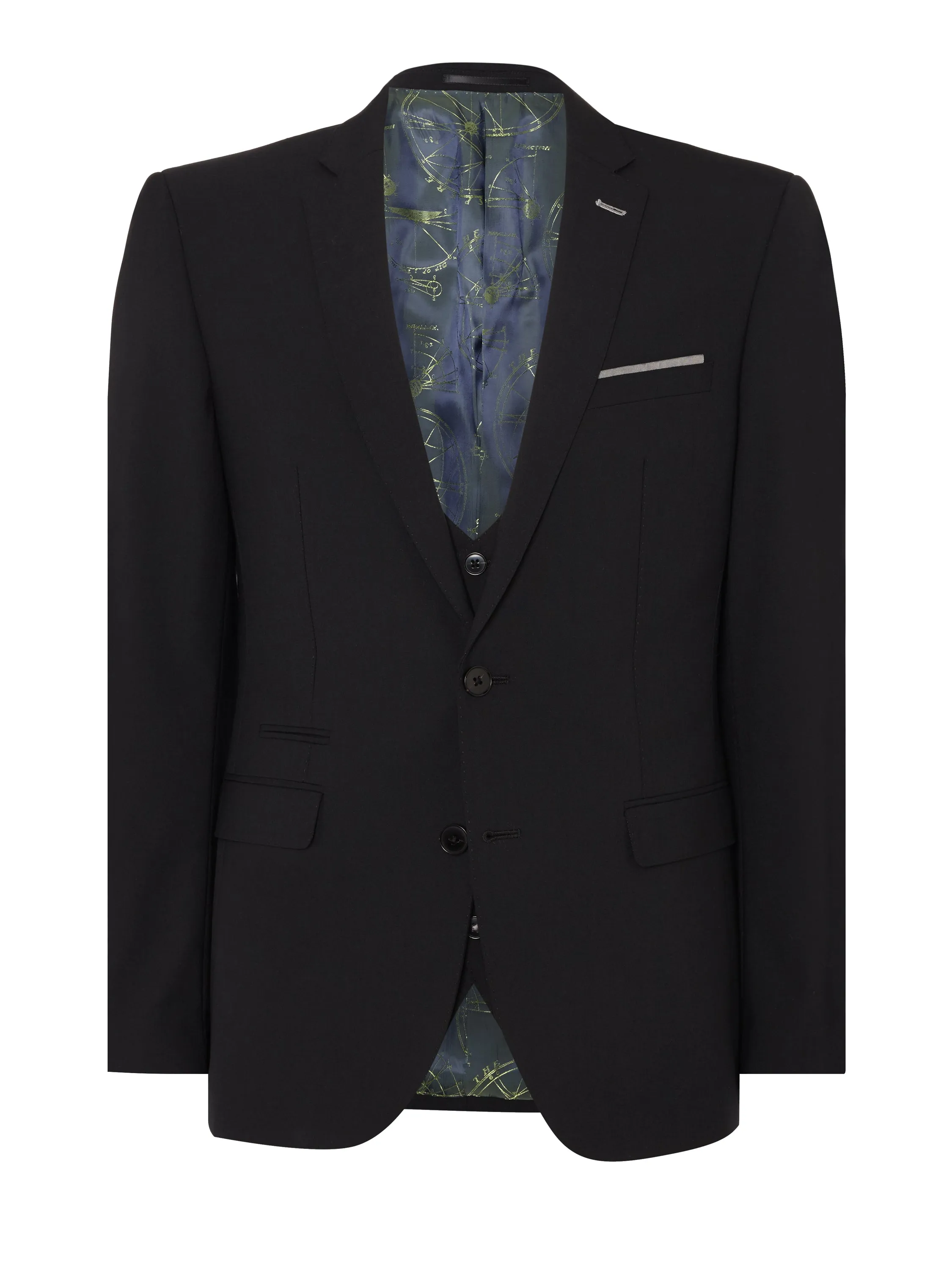 REMUS UOMO® Luca Slim Fit Mix & Match Suit/Black - CORE AW21