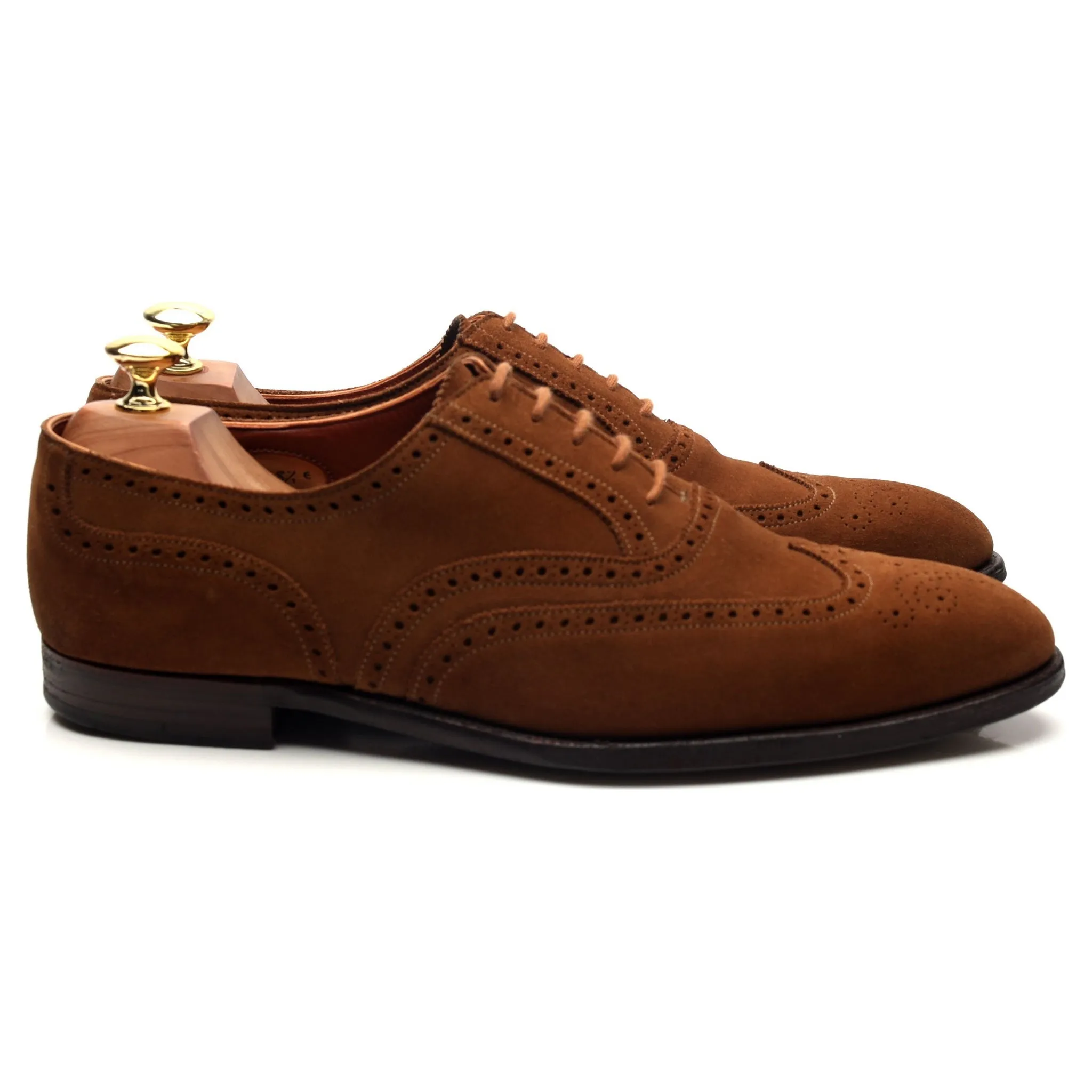 'Reuben' Brown Suede Oxford Brogues UK 8.5 E