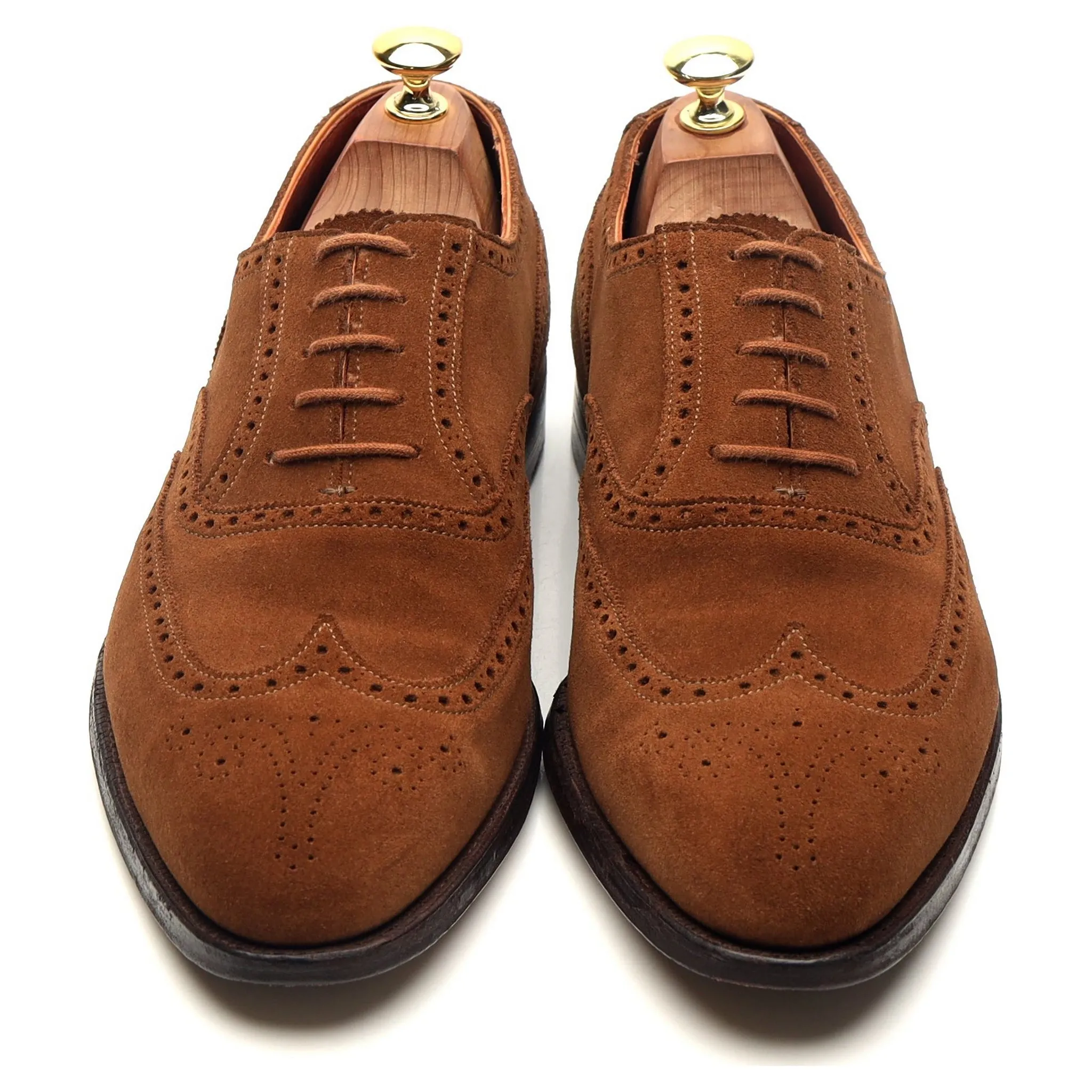 'Reuben' Brown Suede Oxford Brogues UK 8.5 E