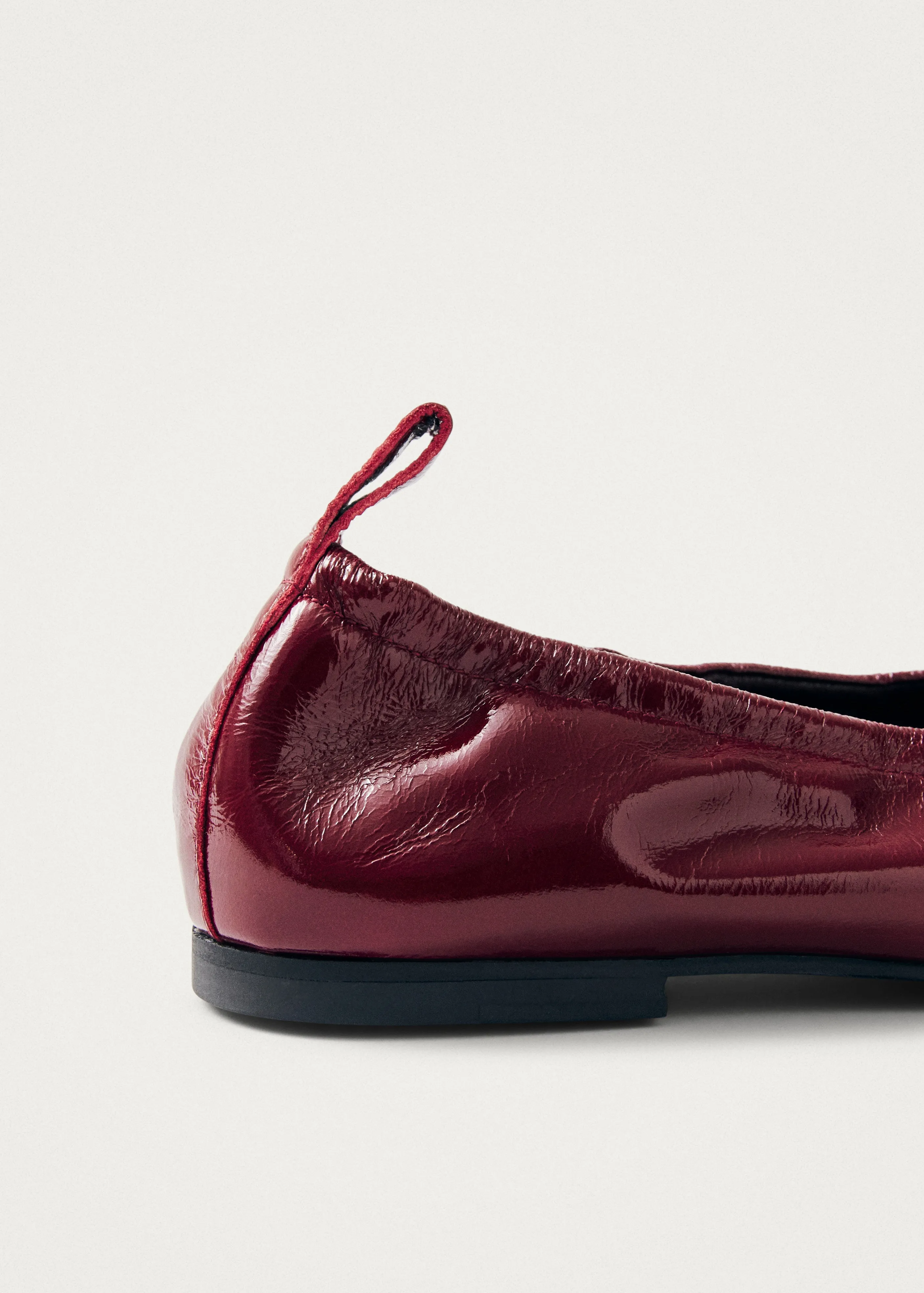 Rosalind Onix Burgundy Leather Ballet Flats