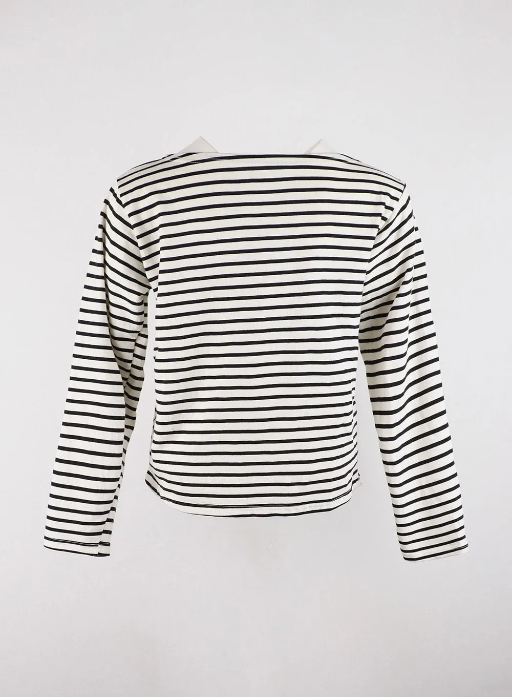 Round Neck Striped Long Sleeve Tee OD326