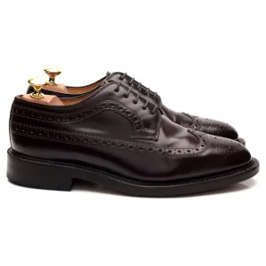 'Royal Brogue' Burgundy Leather Derby Brogues UK 6