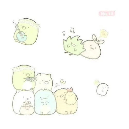 San-X Sumikko Gurashi Ensky Collectible Temporary Tattoo