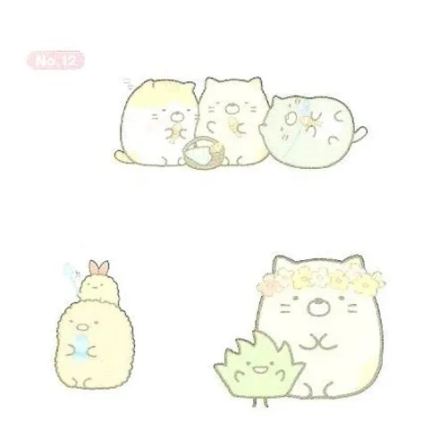 San-X Sumikko Gurashi Ensky Collectible Temporary Tattoo