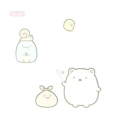 San-X Sumikko Gurashi Ensky Collectible Temporary Tattoo