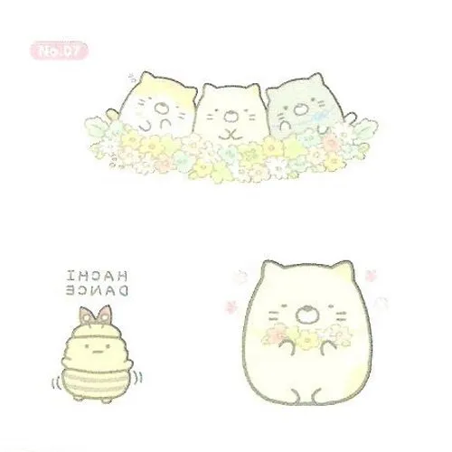 San-X Sumikko Gurashi Ensky Collectible Temporary Tattoo