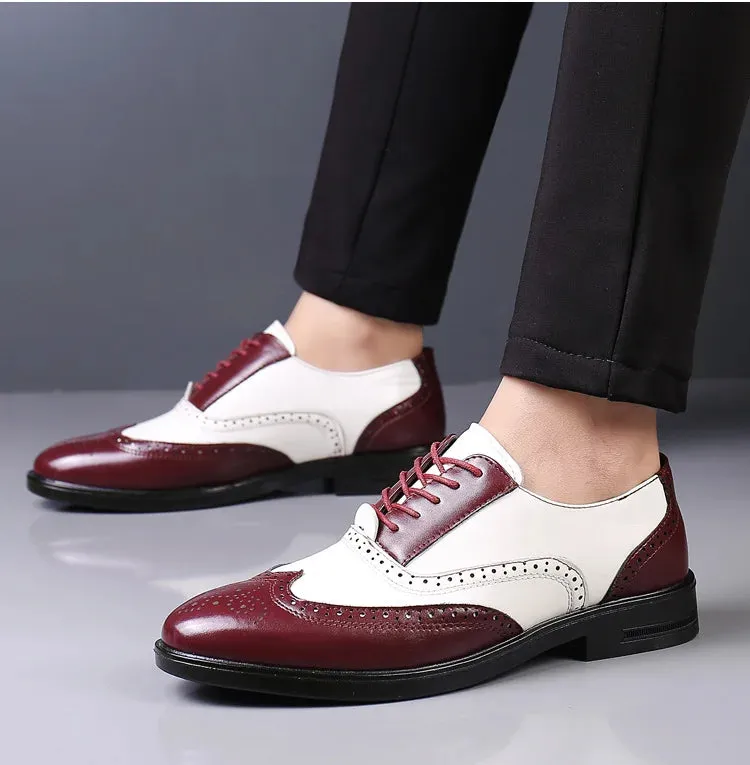 Sapato Masculino Social Brogues de Couro Design Italiano