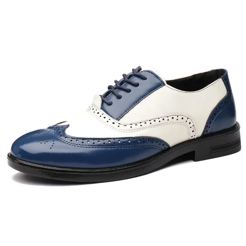 Sapato Masculino Social Brogues de Couro Design Italiano