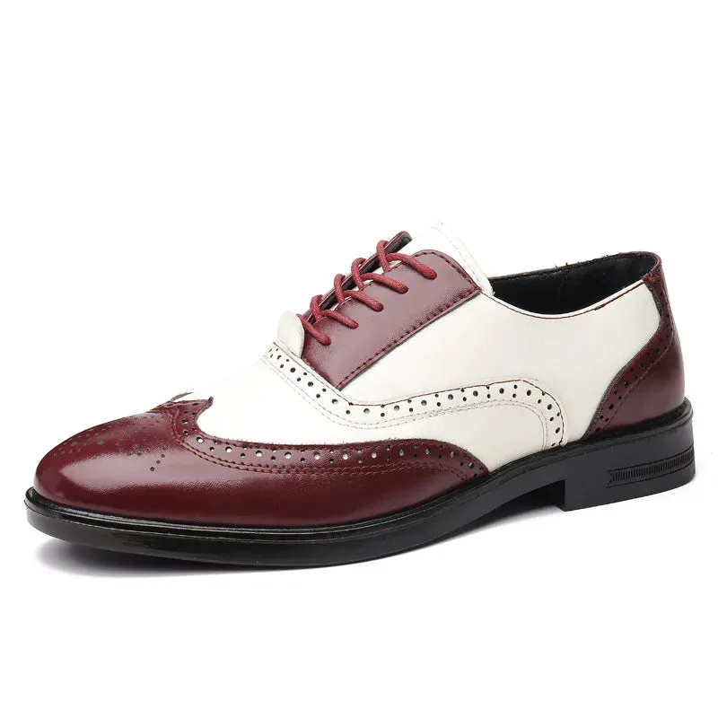 Sapato Masculino Social Brogues de Couro Design Italiano