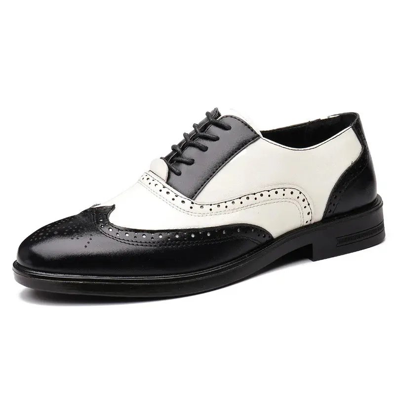 Sapato Masculino Social Brogues de Couro Design Italiano