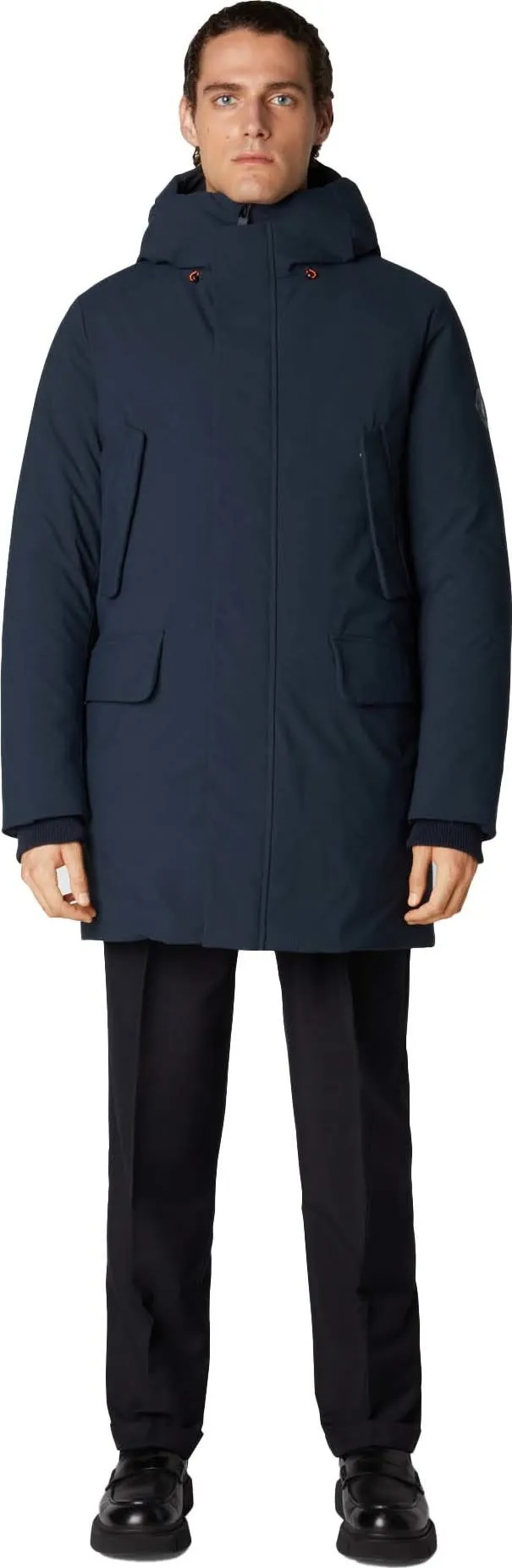 Save the Duck Men&#x27;s Hooded Parka Wilson Blue Black | Buy Save the Duck Men&#x27;s Hooded Parka Wilson Blue Black here | Outnorth