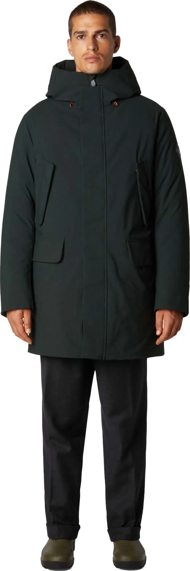 Save the Duck Men&#x27;s Hooded Parka Wilson Green Black | Buy Save the Duck Men&#x27;s Hooded Parka Wilson Green Black here | Outnorth