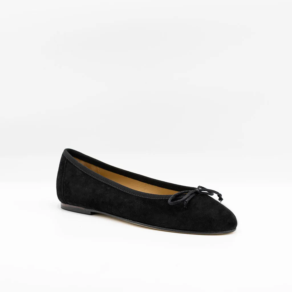 Scala ballet flats in black suede