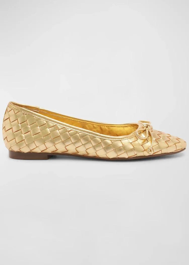 Schutz Arissa Flat - Ouro Claro Orchid ***FINAL SALE***