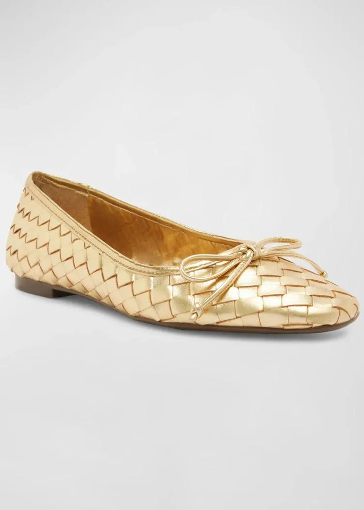 Schutz Arissa Flat - Ouro Claro Orchid ***FINAL SALE***