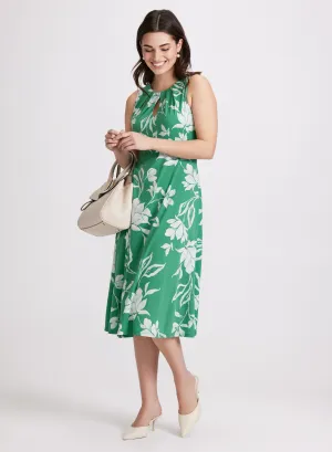 Sleeveless Floral Dress