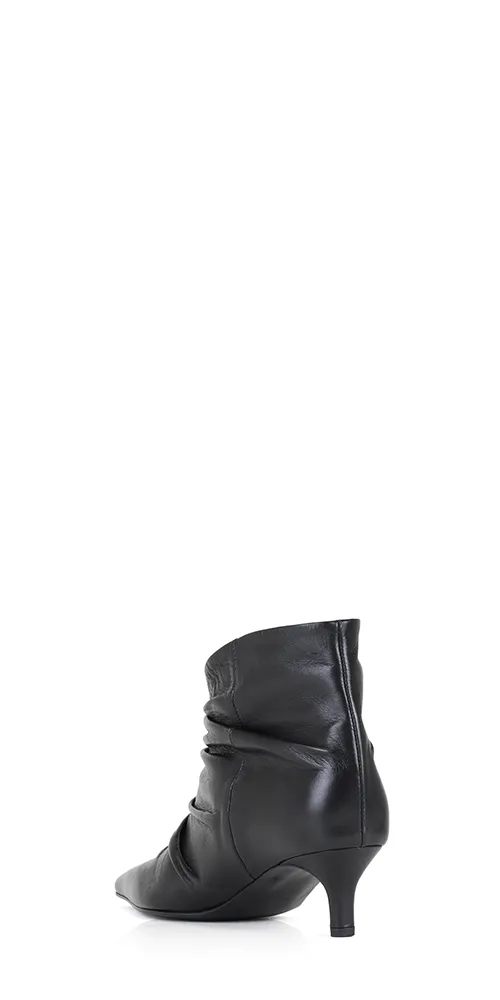 Slouchy Ankle Boots Black