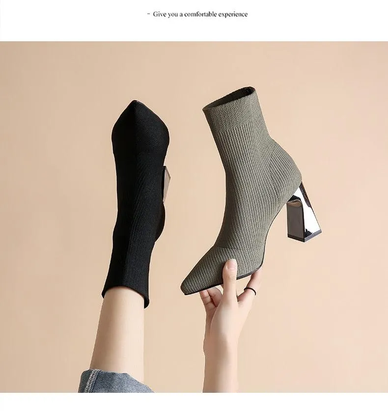 Sock Ankle Boots