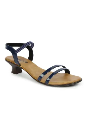 SOLES Trendy Blue Heels Sandals - Cool Elegance for Any Occasion