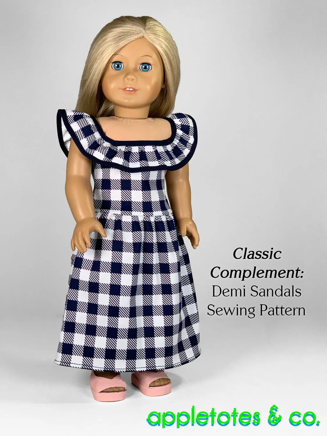 Sonya Dress 18 Inch Doll Sewing Pattern