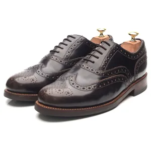 'Stanley' Dark Brown Leather Brogues UK 9 G