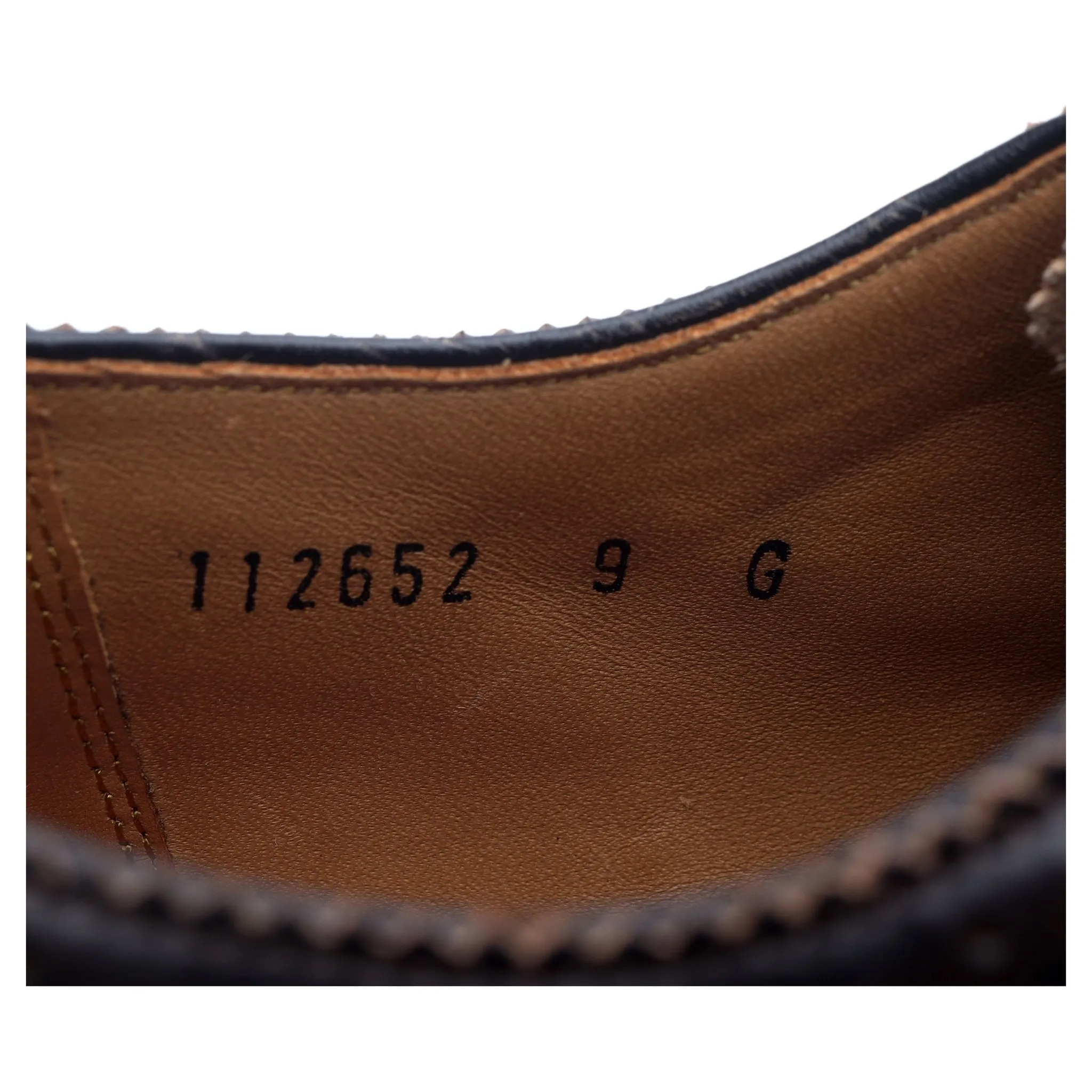 'Stanley' Dark Brown Leather Brogues UK 9 G