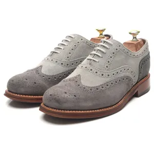 'Stanley' Grey Suede Brogues UK 7 G